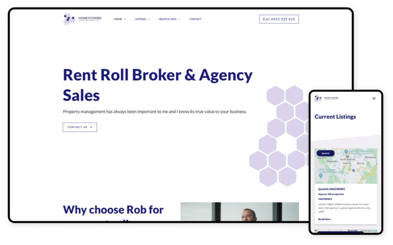 Honeycombe Agency Website